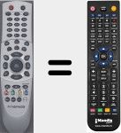 Replacement remote control for FSR-5000TDR