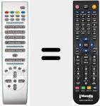 Replacement remote control for RC1805 (30063515)
