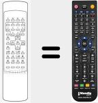 Replacement remote control for 49900023