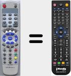 Replacement remote control for 856701