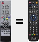 Replacement remote control for RCL05