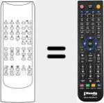 Replacement remote control for FXD