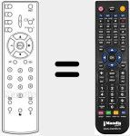 Replacement remote control for RC21341
