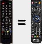 Replacement remote control for RCSTB1AW09