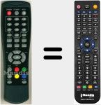 Replacement remote control for F01SDBE