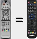 Replacement remote control for GTV3003