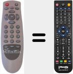 Replacement remote control for CTR5FTA