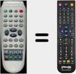 Replacement remote control for RC0134