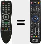 Replacement remote control for RCTX10