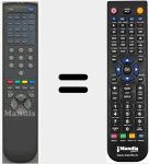Replacement remote control for 79000250102