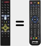 Replacement remote control for RCU671