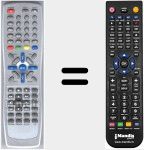 Replacement remote control for LVD162