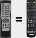 Replacement remote control for DTR1002