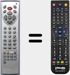 Replacement remote control for RC41NK