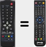 Replacement remote control for VSR100G-III (08010389)