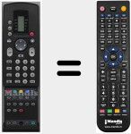 Replacement remote control for RC810201