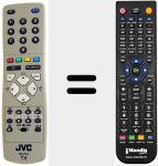 Replacement remote control for RM-C1514 (BE5F2602W001)