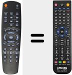 Replacement remote control for RC2530 (08002776)