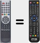 Replacement remote control for S15RMC0002