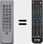 Replacement remote control for MAXIMUSV0230