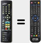 Replacement remote control for 63032 (663F0304A2KD)