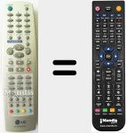 Replacement remote control for 6710V00145J