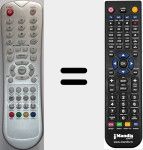 Replacement remote control for Crown001