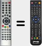 Replacement remote control for Changhong003