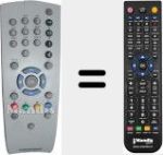 Replacement remote control for Tele Pilot 760 S (238000060100)