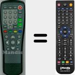 Replacement remote control for 1000