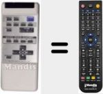 Replacement remote control for RMC5751