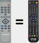 Replacement remote control for Otrum003