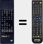 Replacement remote control for Philex001