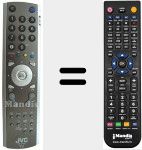 Replacement remote control for RMC18081C