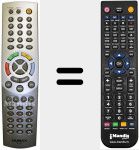 Replacement remote control for RS-535 (014002890)