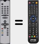 Replacement remote control for 5196