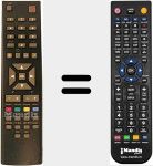 Replacement remote control for RC2445 (08000618)