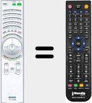 Replacement remote control for RM935 (147680812)