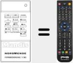 Replacement remote control for V 380 (272444)
