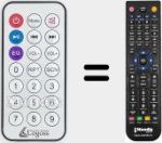 Replacement remote control for REMCON1602