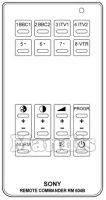 Original remote control SONY RM 604 B (A1009009A)
