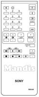 Original remote control SONY RM 644 (A1470728A)