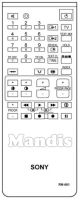 Original remote control SONY RM661 (A1470735A)