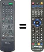 Replacement remote control Sony SEC2416