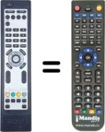 Replacement remote control Acer SEC12560