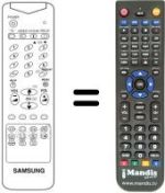 Replacement remote control Philips SEC2237