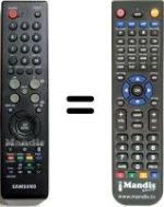 Replacement remote control Samsung SEC0641
