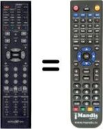 Replacement remote control WHV14277