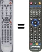 Replacement remote control Goodmans SEC15386