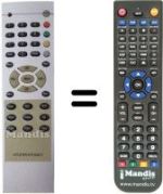 Replacement remote control Techwood SEC15308